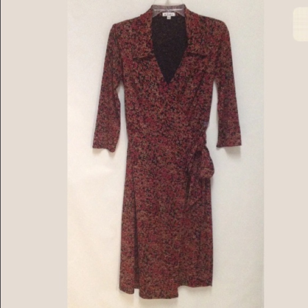 Ruby Wrap Dress - Stretch - Large